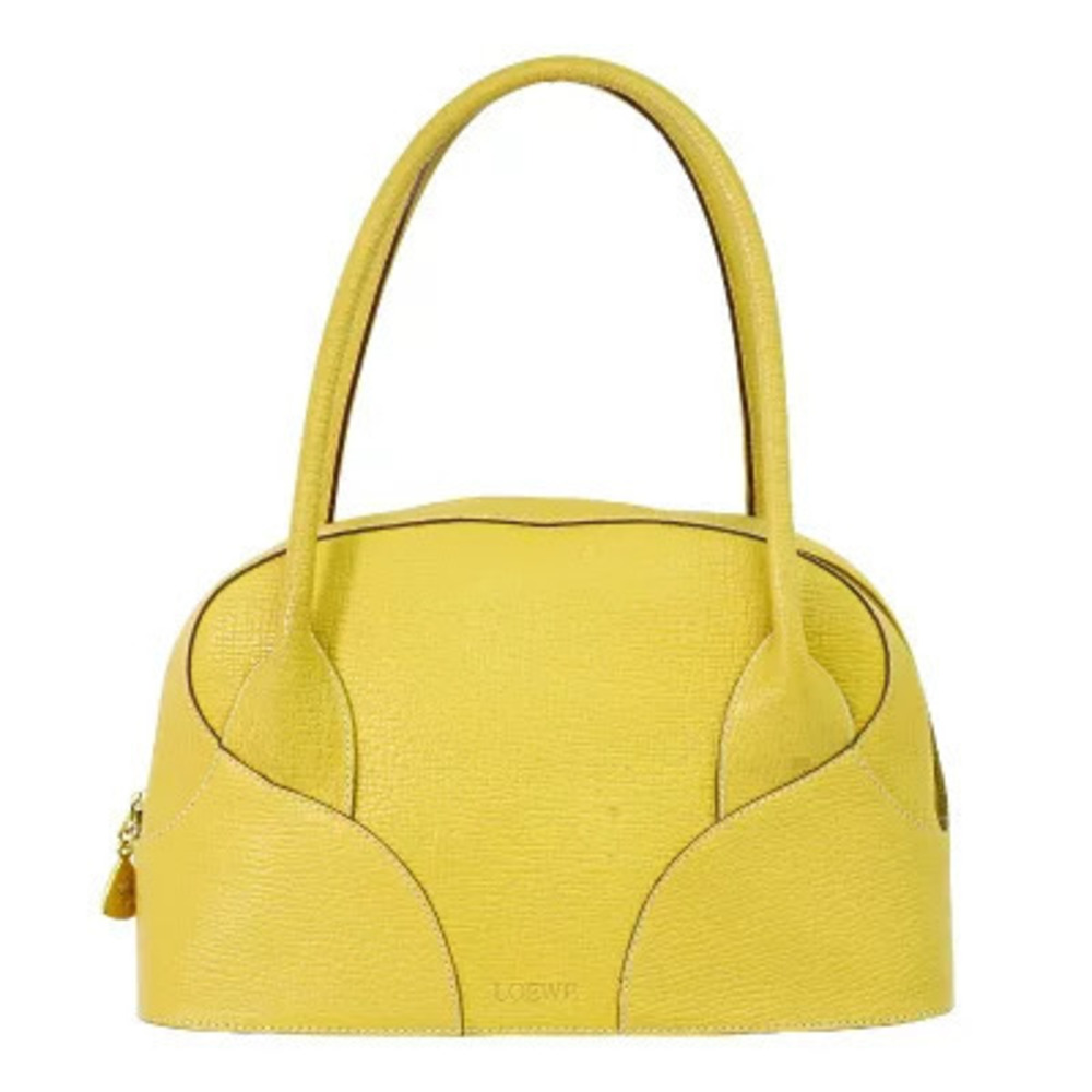 Loewe Amazona Leather 2Way Shoulder Bag Yellow